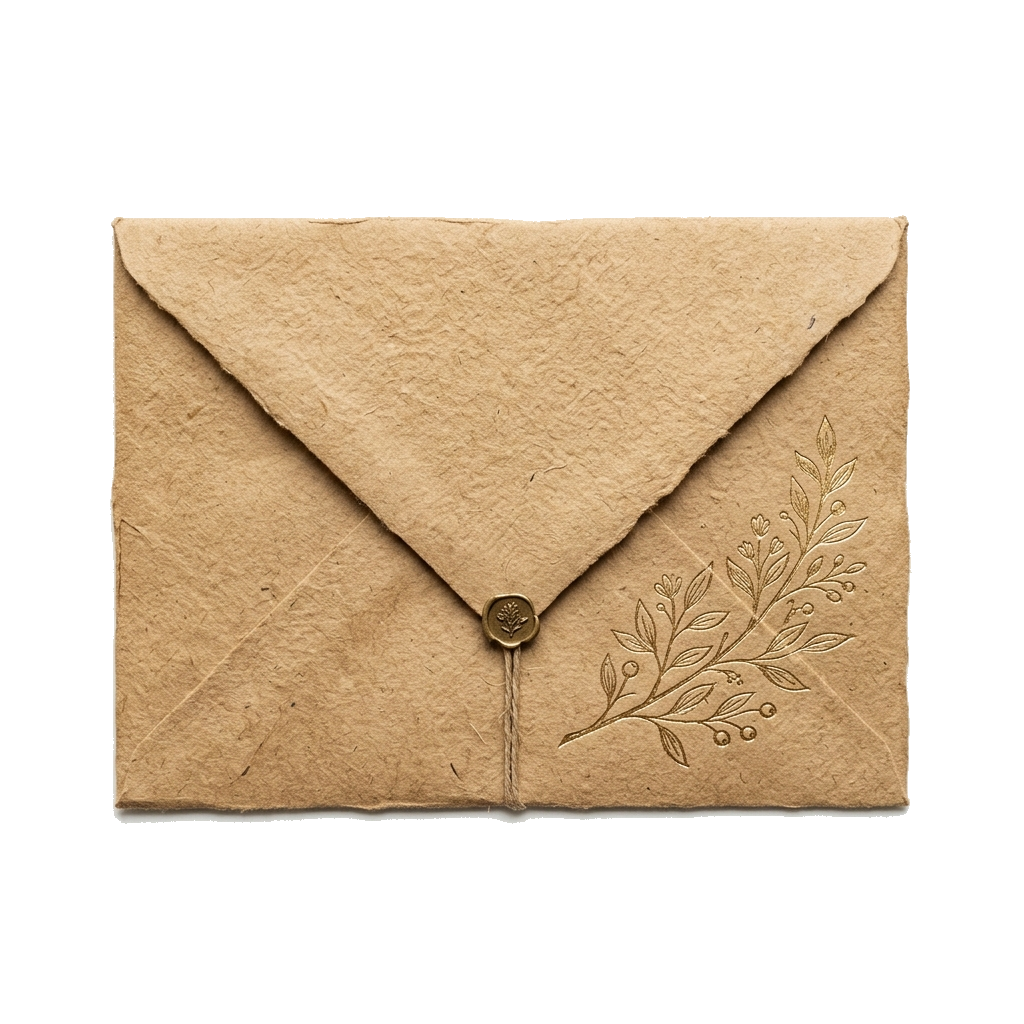 Marriage Contract Envelope
